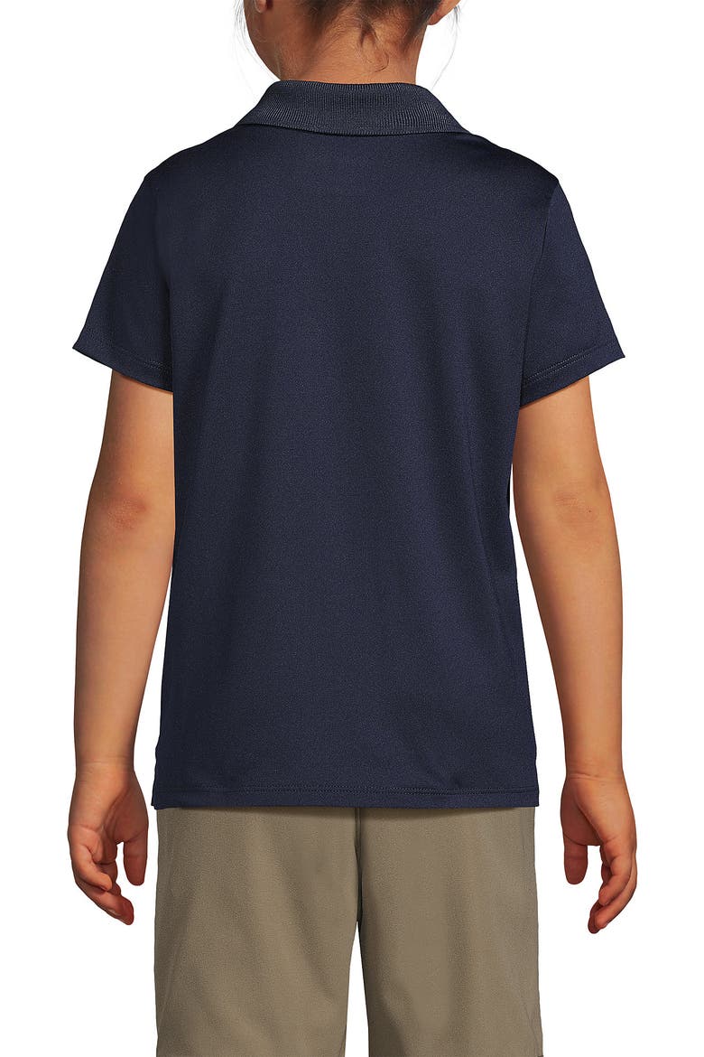 School Uniform Girls Short Sleeve Feminine Fit Rapid Dry Polo Shirt, Alternate, color, Classic Navy