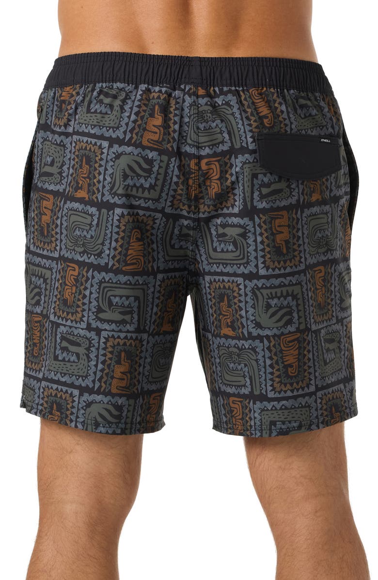 O'Neill Hermosa Swim Trunks, Alternate, color, Black