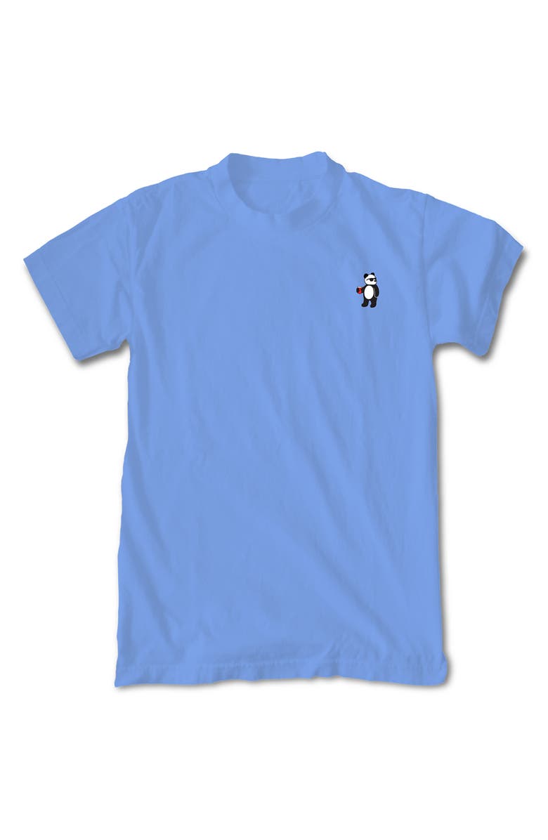RIOT SOCIETY Riot Panda Emblem Graphic T-Shirt, Main, color, Blue