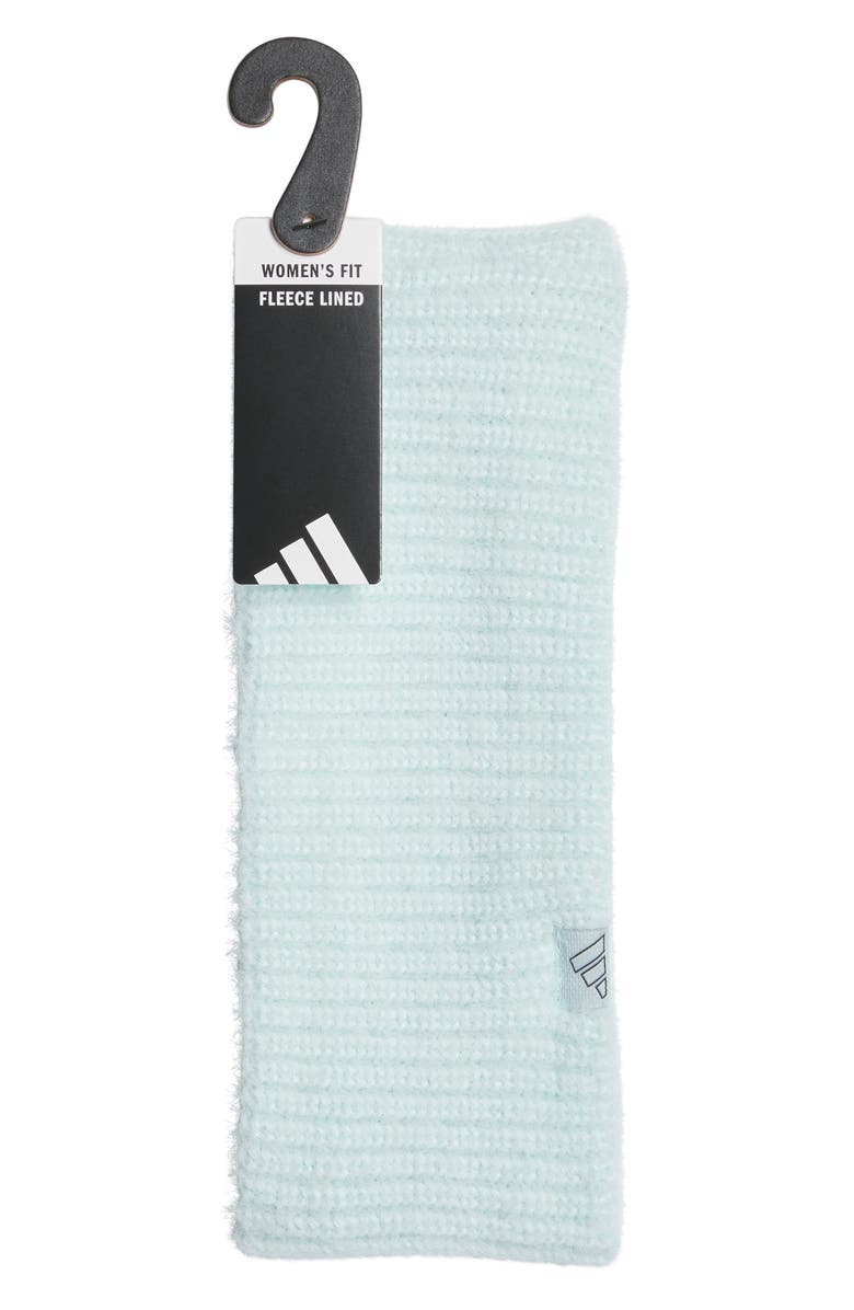 adidas Lifestyle Fuzzy Headband, Alternate, color, Halo Mint Green/ Grey Six