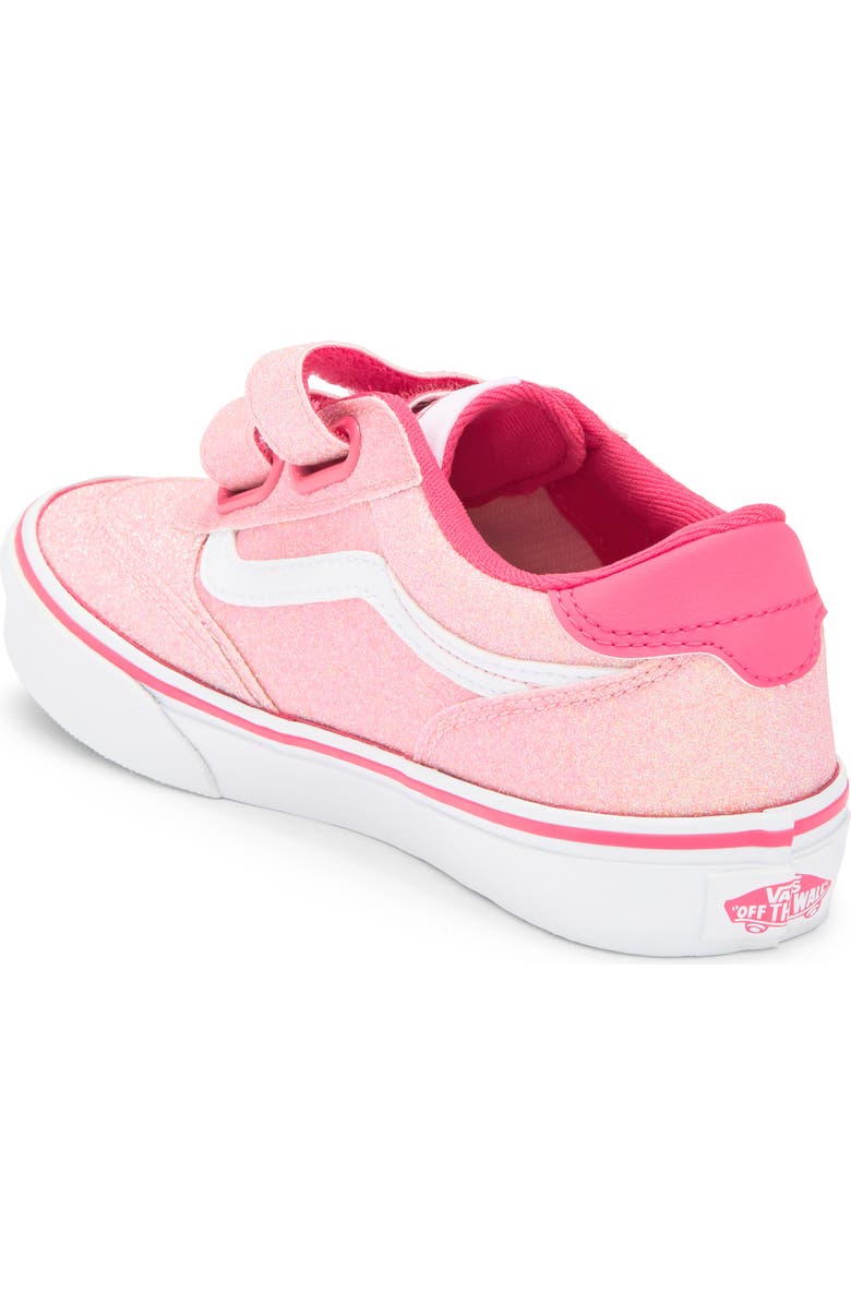 Vans Kids' Brooklyn Sneaker, Alternate, color, Glitter Candied Pink
