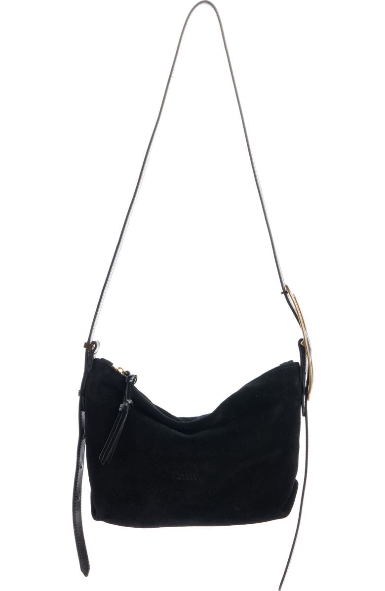 Isabel Marant Mini Leyden Suede Hobo Bag, Main, color,