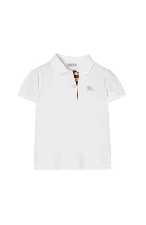 Girls' Cotton Polo Shirt