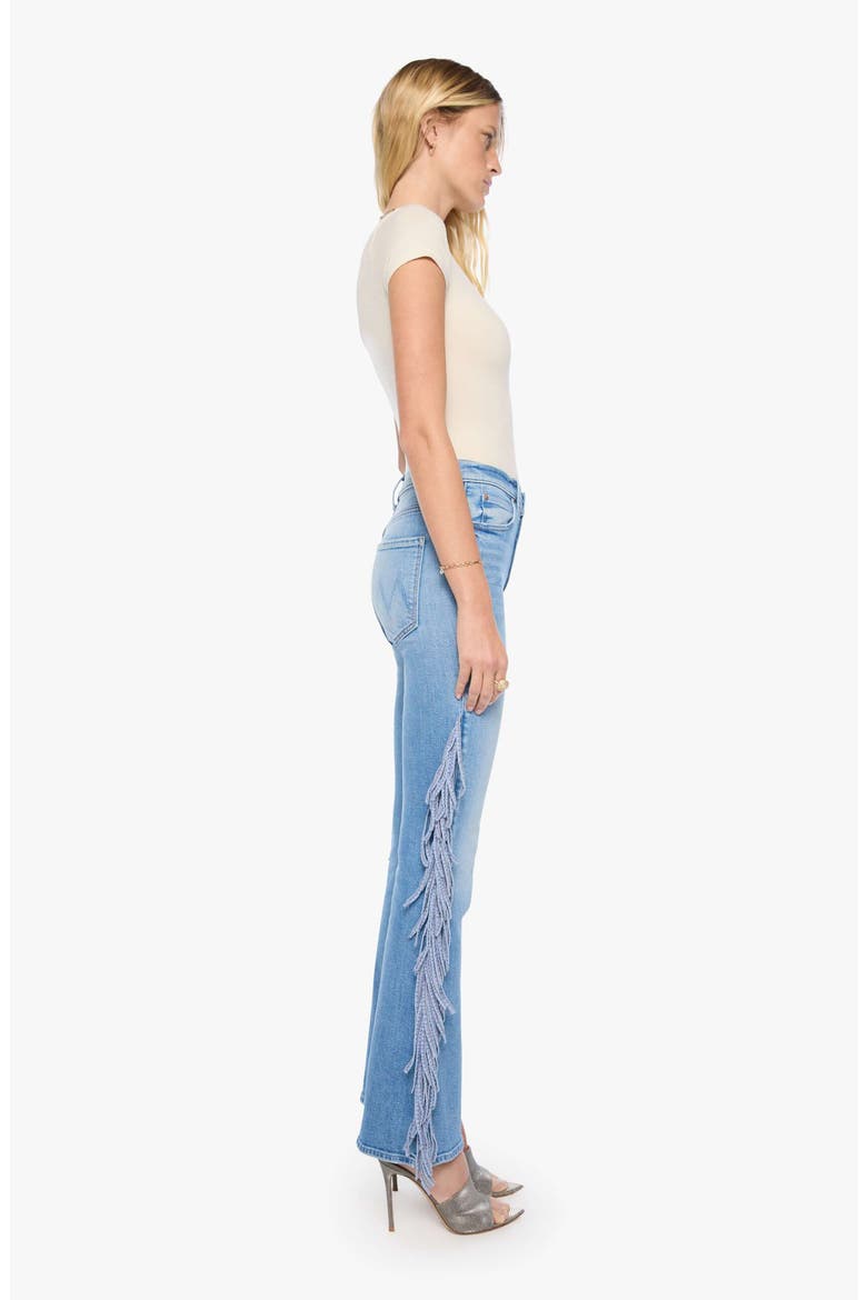 The Fringe Desperado Sneak High Waist Straight Leg Jeans, Alternate, color, SADDLE UP