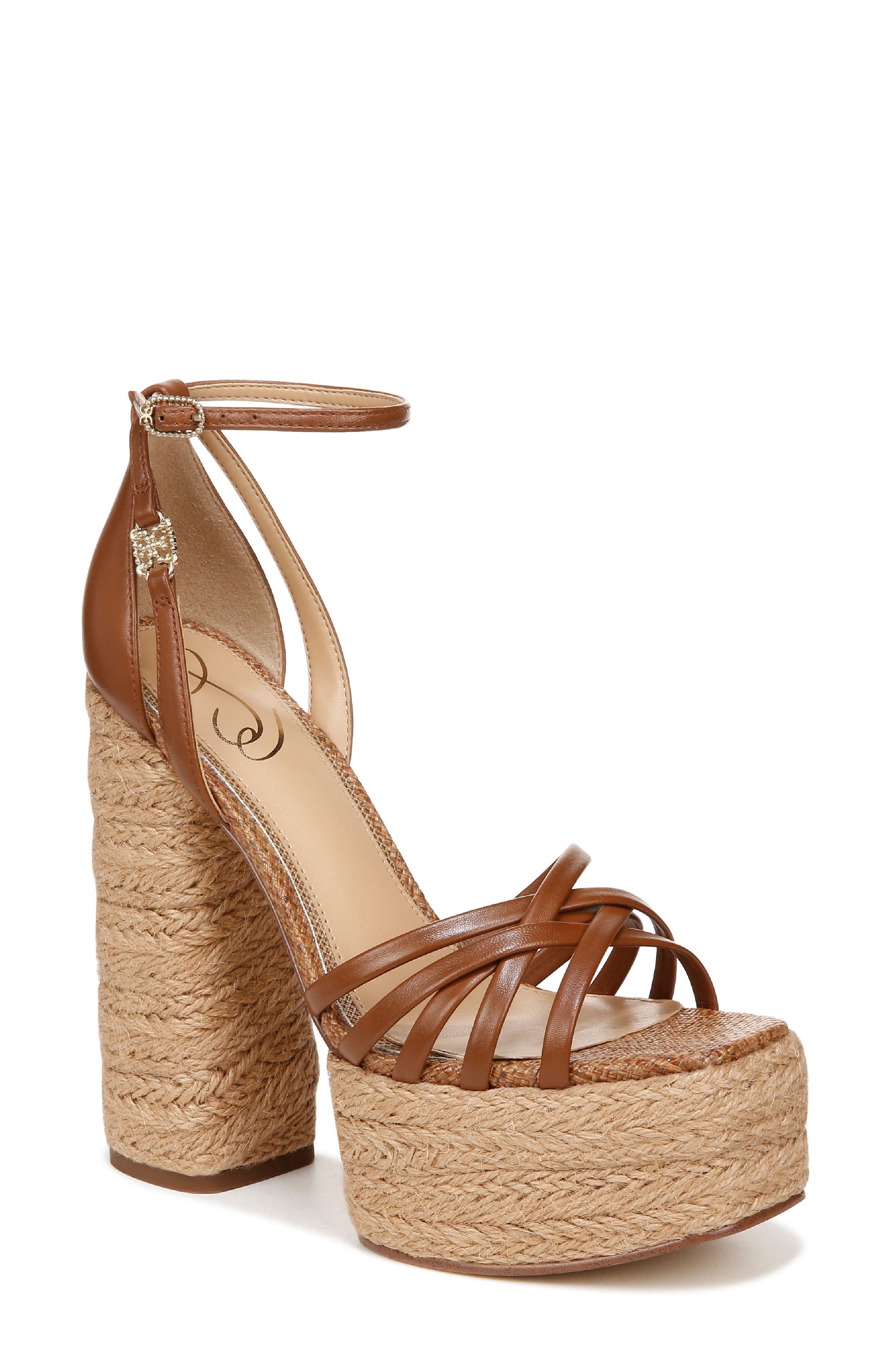 Sam Edelman Kade Ankle Strap Espadrille Platform Sandal