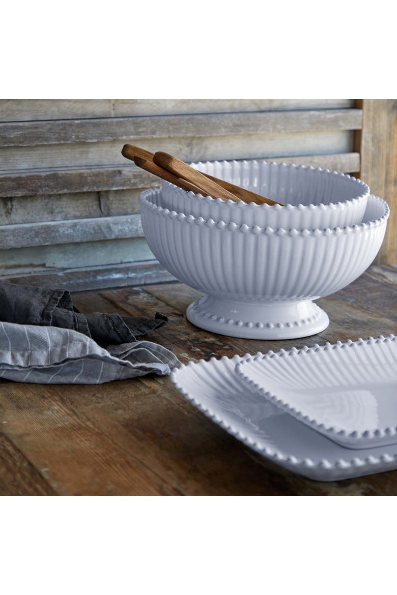 Pearl Serving bowl, Alternate, color, White