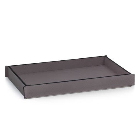 Piega Saffiano Gray Tray