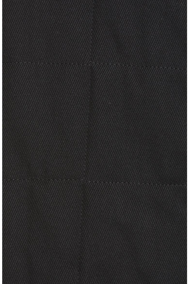 Quilted Wool Twill Jacket, Alternate, color, BLACK