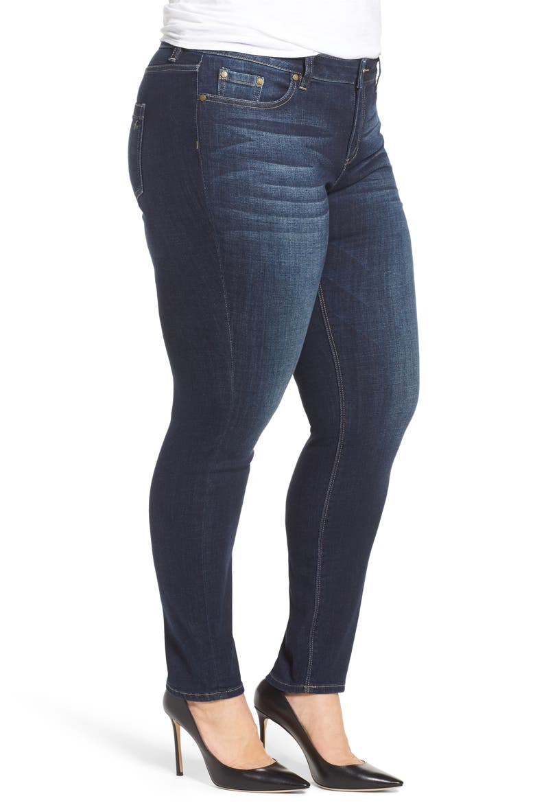 Stretch Skinny Jeans, Alternate, color, DARK AUTHENTIC