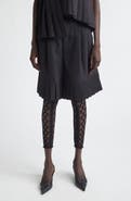 Noir Kei Ninomiya Wool Blend Gabardine Shorts