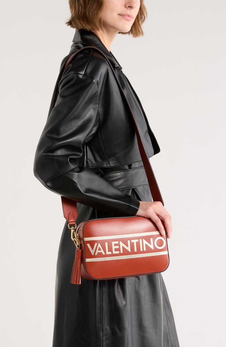 VALENTINO BY MARIO VALENTINO Babette Lavoro Camera Crossbody Bag, Alternate, color, Rust