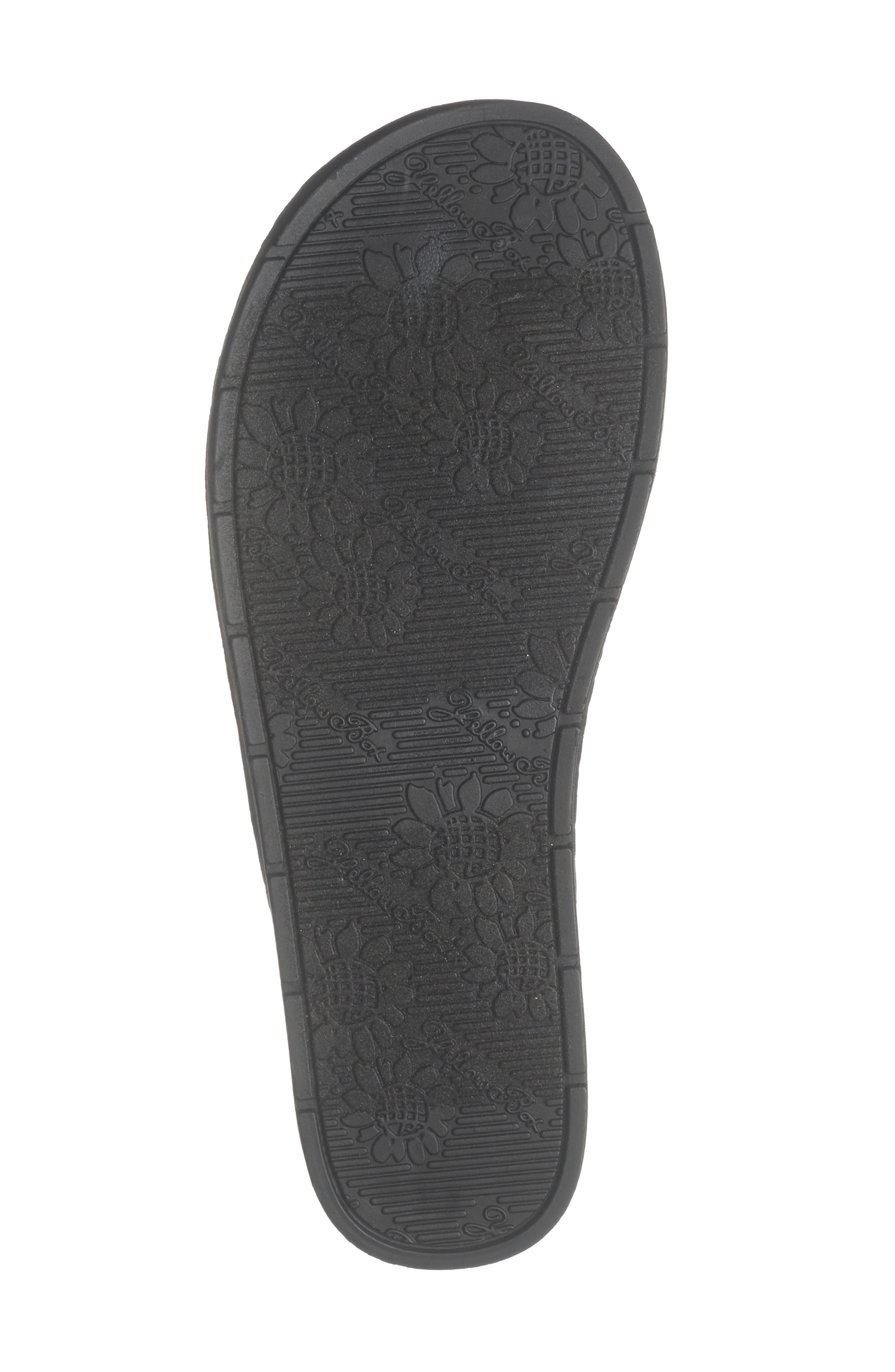 Yellow Box Premium Feeza Sandal, Alternate, color, Black