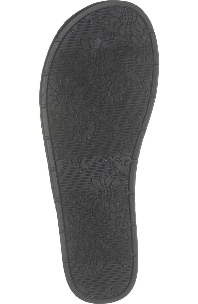 Yellow Box Premium Feeza Sandal, Alternate, color, Black
