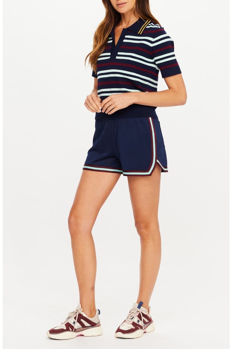 Archie Stripe Knit Polo, Alternate, color, STRIPE