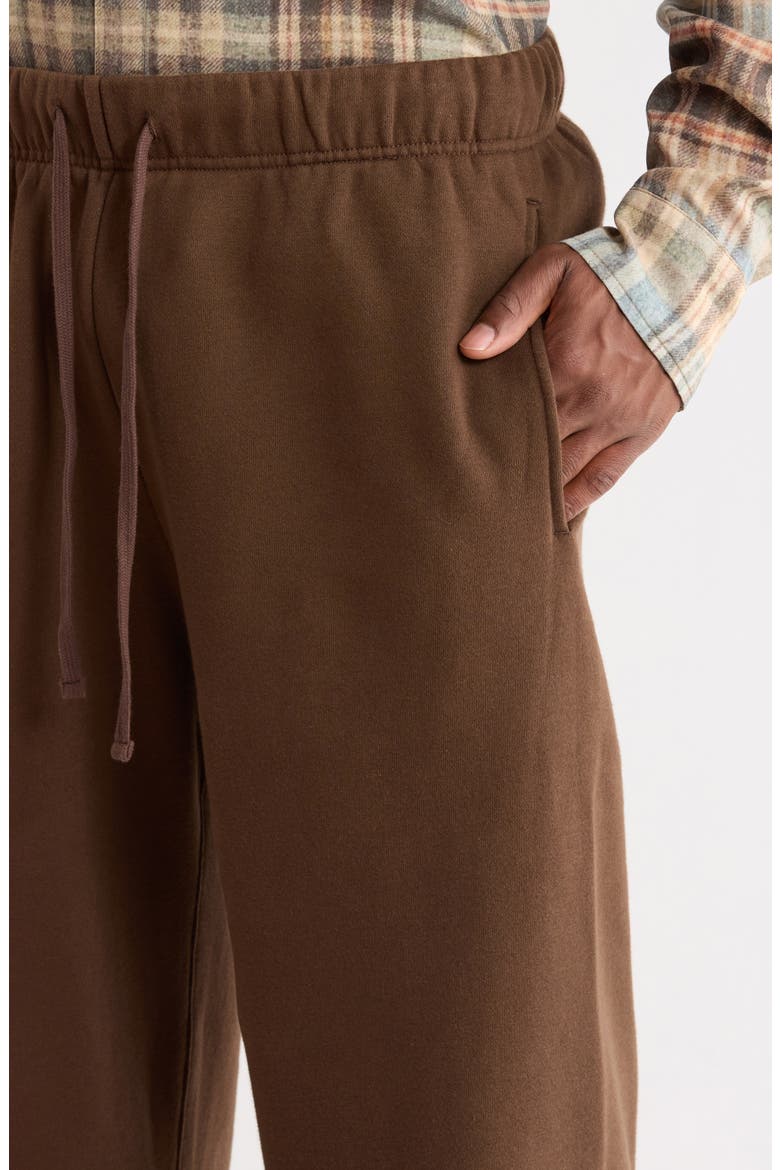 Jeri Extreme Baggy Fleece Sweatpants, Alternate, color, BROWN