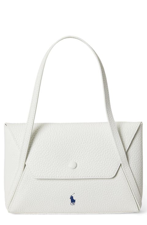 Polo Play Pebble Leather Envelope Shoulder Bag