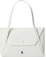 Polo Ralph Lauren Polo Play Pebble Leather Envelope Shoulder Bag