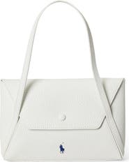 Polo Ralph Lauren Polo Play Pebble Leather Envelope Shoulder Bag