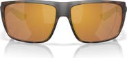 Costa Del Mar 64mm Polarized Rectangular Sunglasses