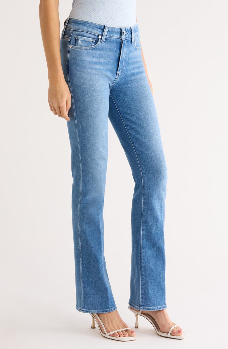 PAIGE Manhattan Bootcut Jeans, Alternate, color, Vino Vibes