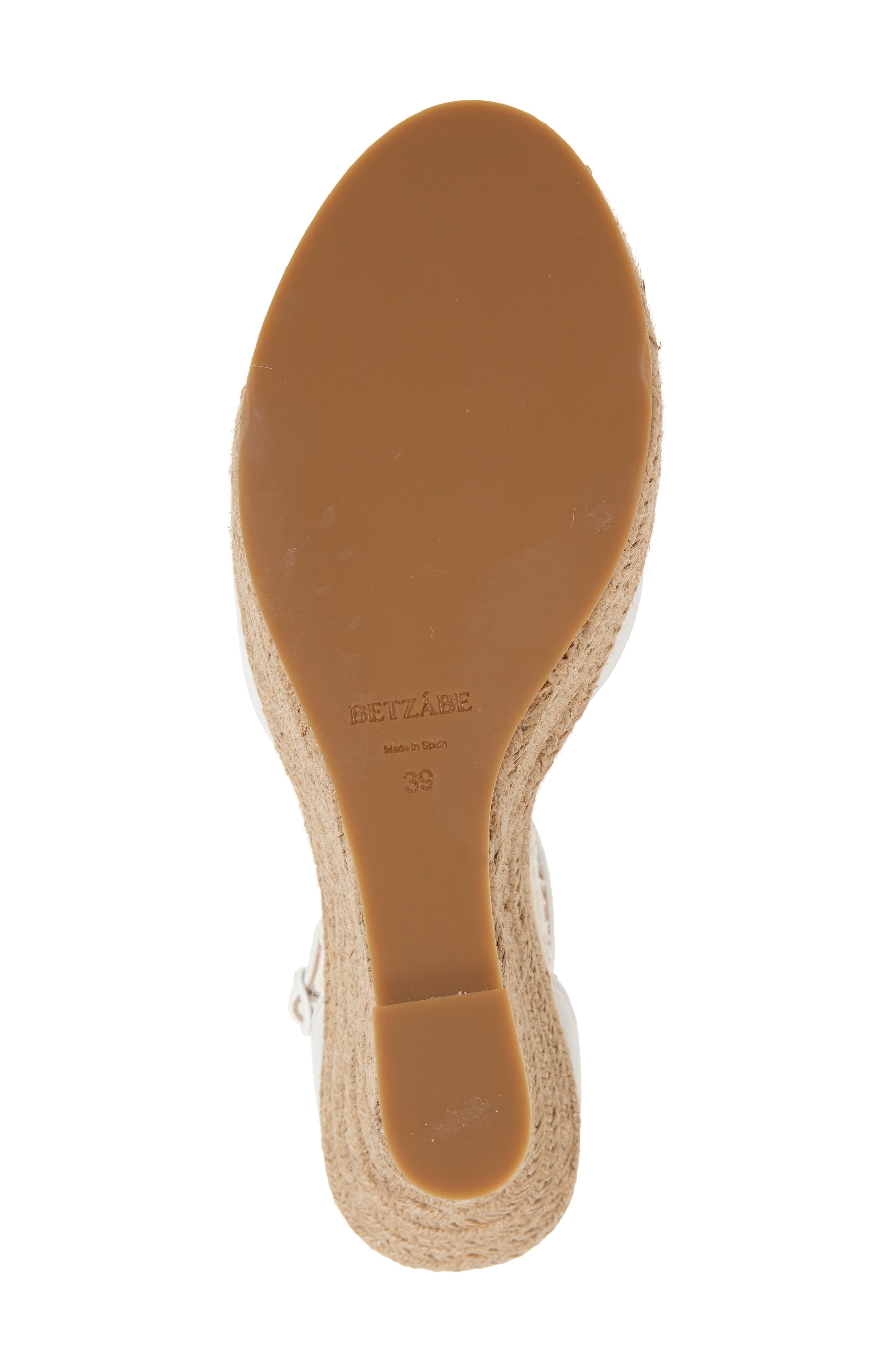 BETZÁBE Isabel Espadrille Wedge, Alternate, color, White Calf