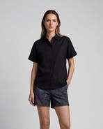 Lords of Harlech Womens Short Sleeve Linen Shirt