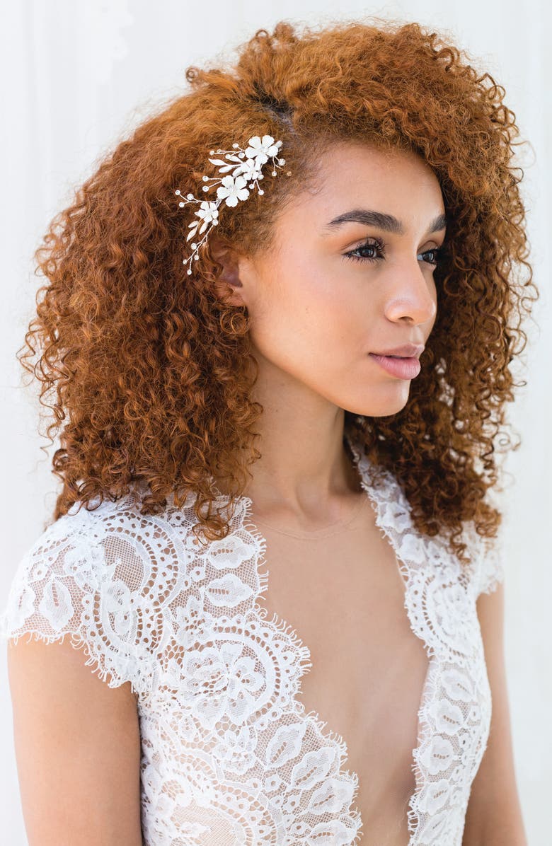 Brides & Hairpins Xael Comb, Alternate, color, Silver