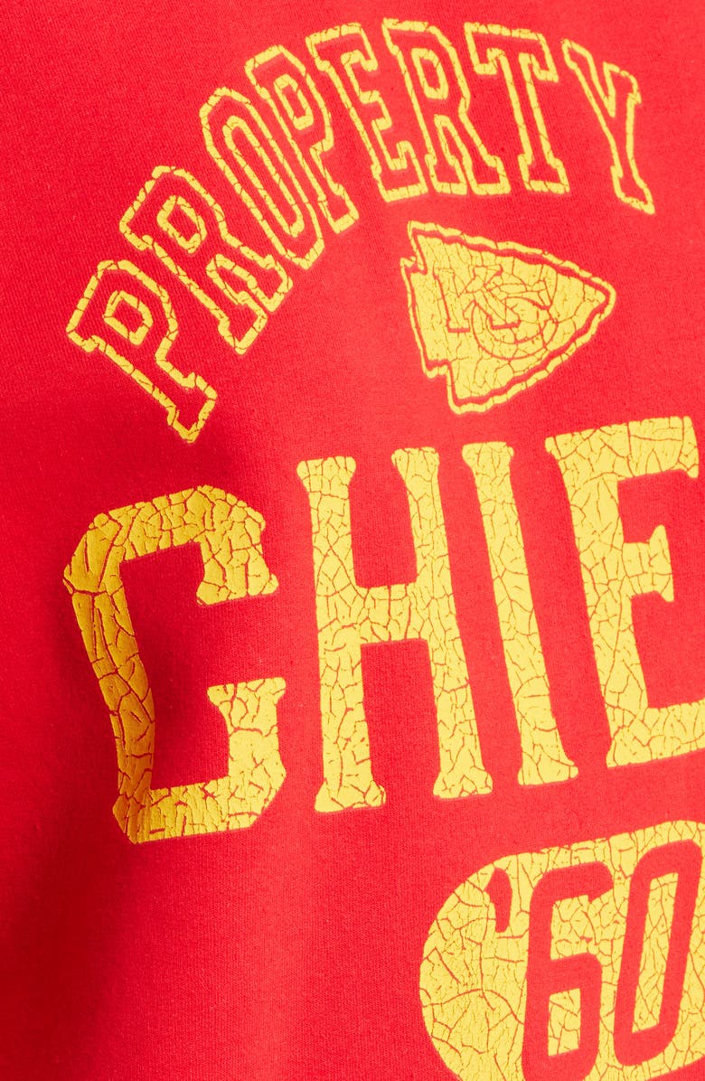Junk Food NFL Chiefs Property Graphic Sweatshirt, Alternate, color, Red