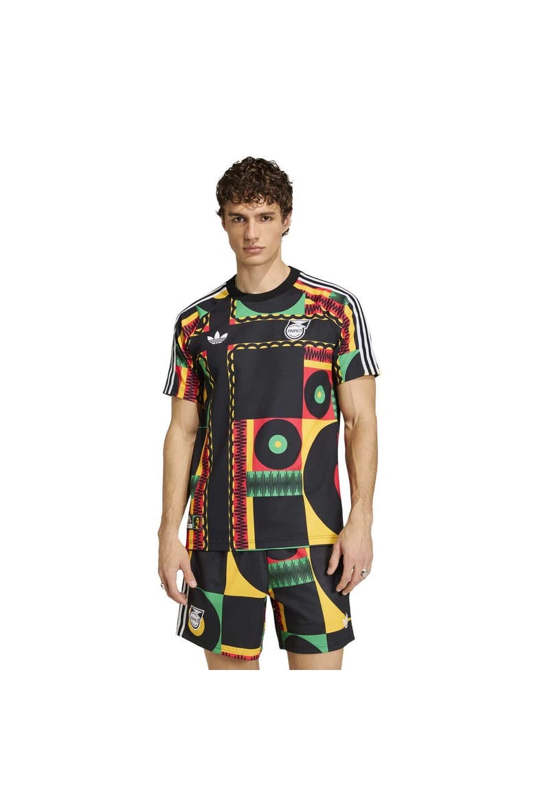 Men's adidas Yellow Jamaica National Team Originals T-Shirt, Main, color, Black