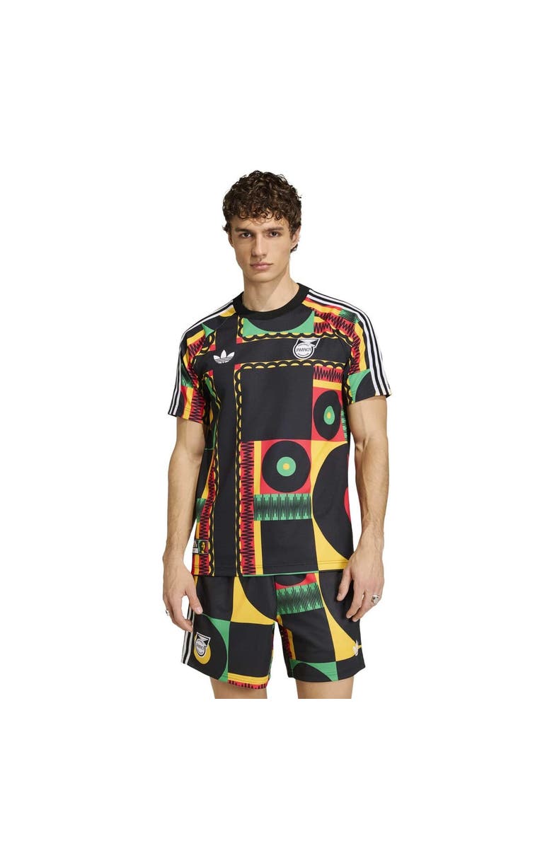 adidas Men's adidas Yellow Jamaica National Team Originals T-Shirt, Main, color, Black