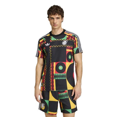 Men's adidas Yellow Jamaica National Team Originals T-Shirt