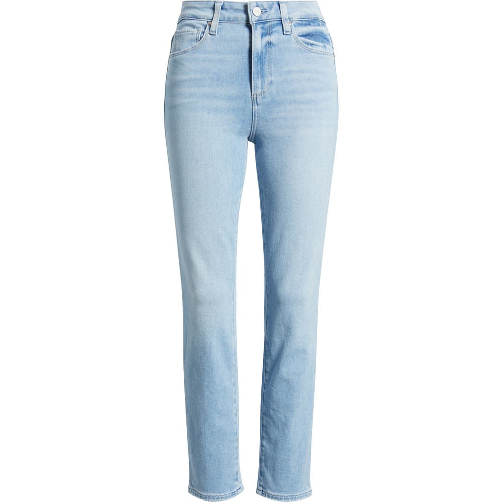 Paige Gemma High Waist Crop Cigarette Jeans In Luminaries