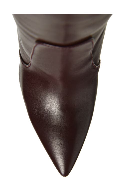 Stuart Weitzman Tuliana 85 Slouch Knee High Boot In Burgundy