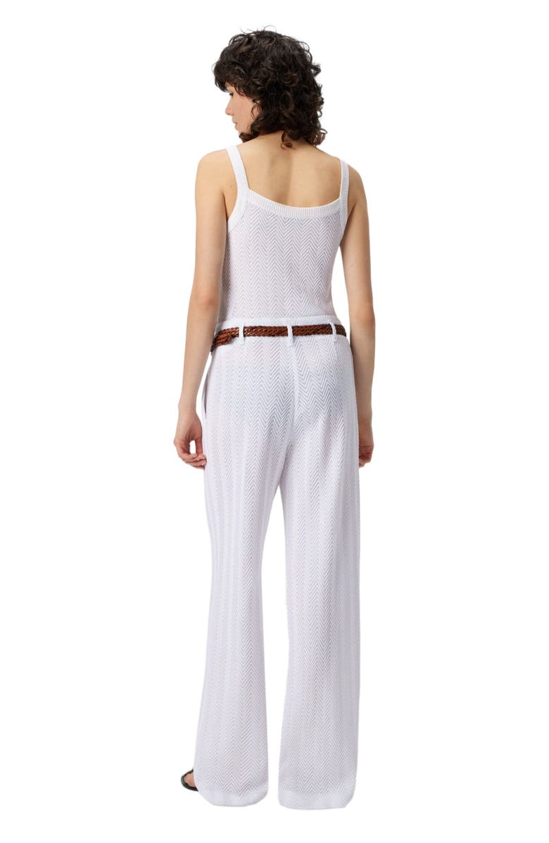 Missoni Tailored Pants With Zigzag Pattern, Alternate, color, White