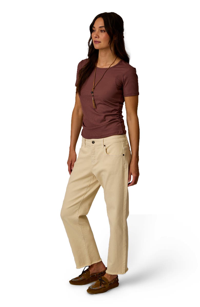 Carve Designs Austin Crop Jean, Alternate, color, Ecru