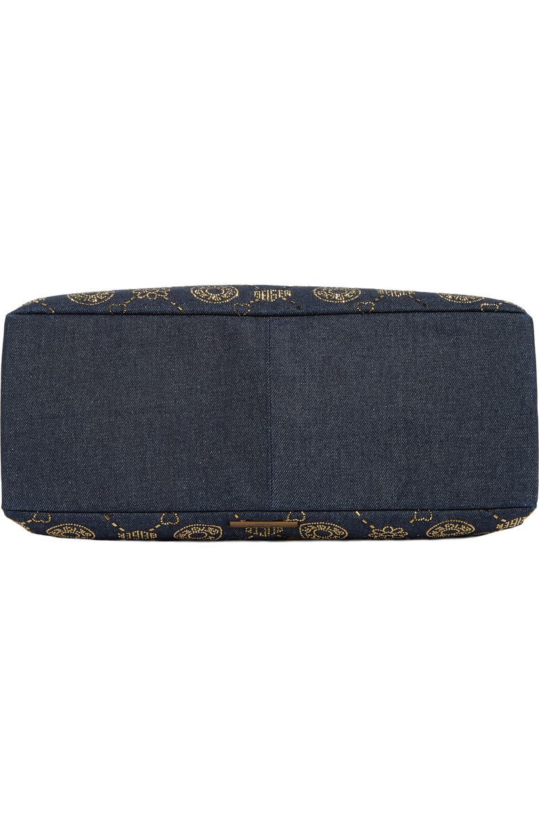 Kurt Geiger London XXL Battersea Denim Shoulder Bag, Alternate, color, Navy