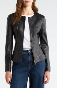 STAUD Wells Leather Jacket
