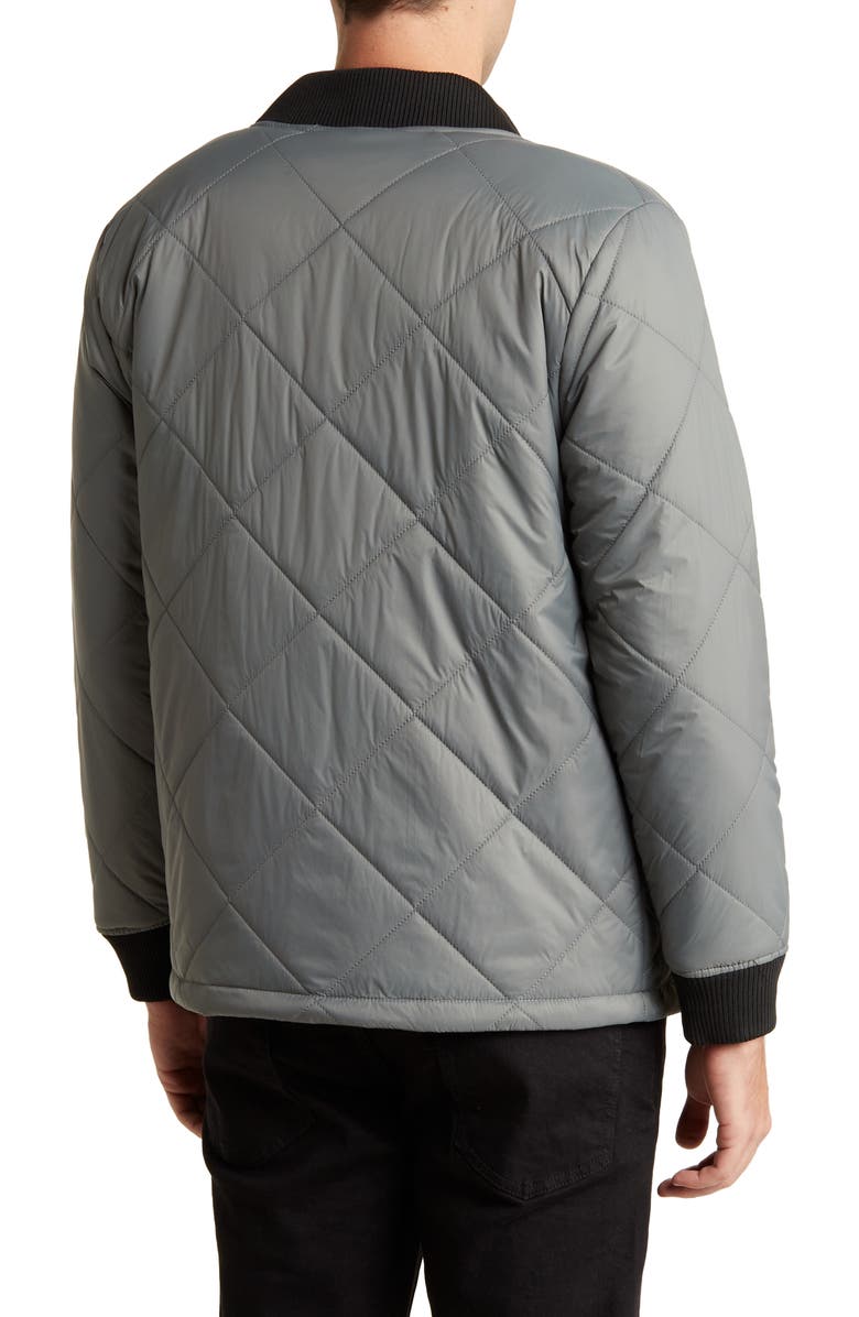 Spyder Quilted Bomber Jacket, Alternate, color, 