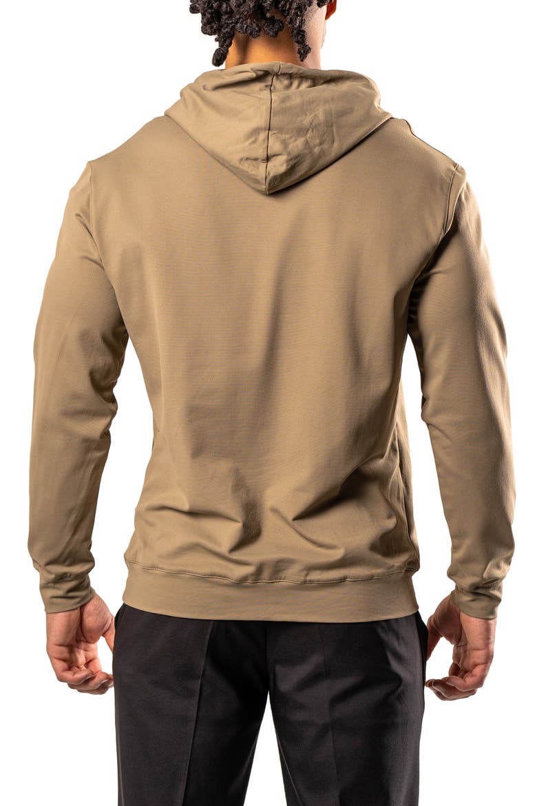 Karma36 Green Hoodie, Alternate, color, KHAKI