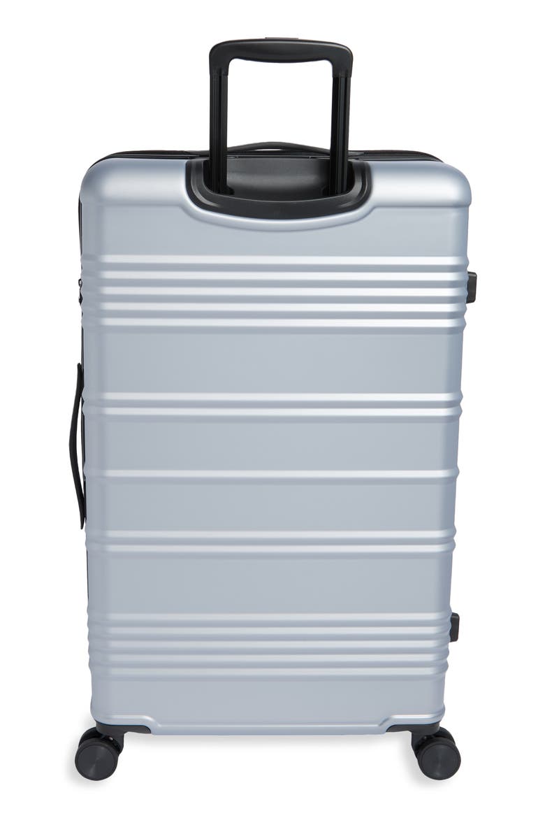Honor Large Hardside Spinner Luggage, Alternate, color, SILVER