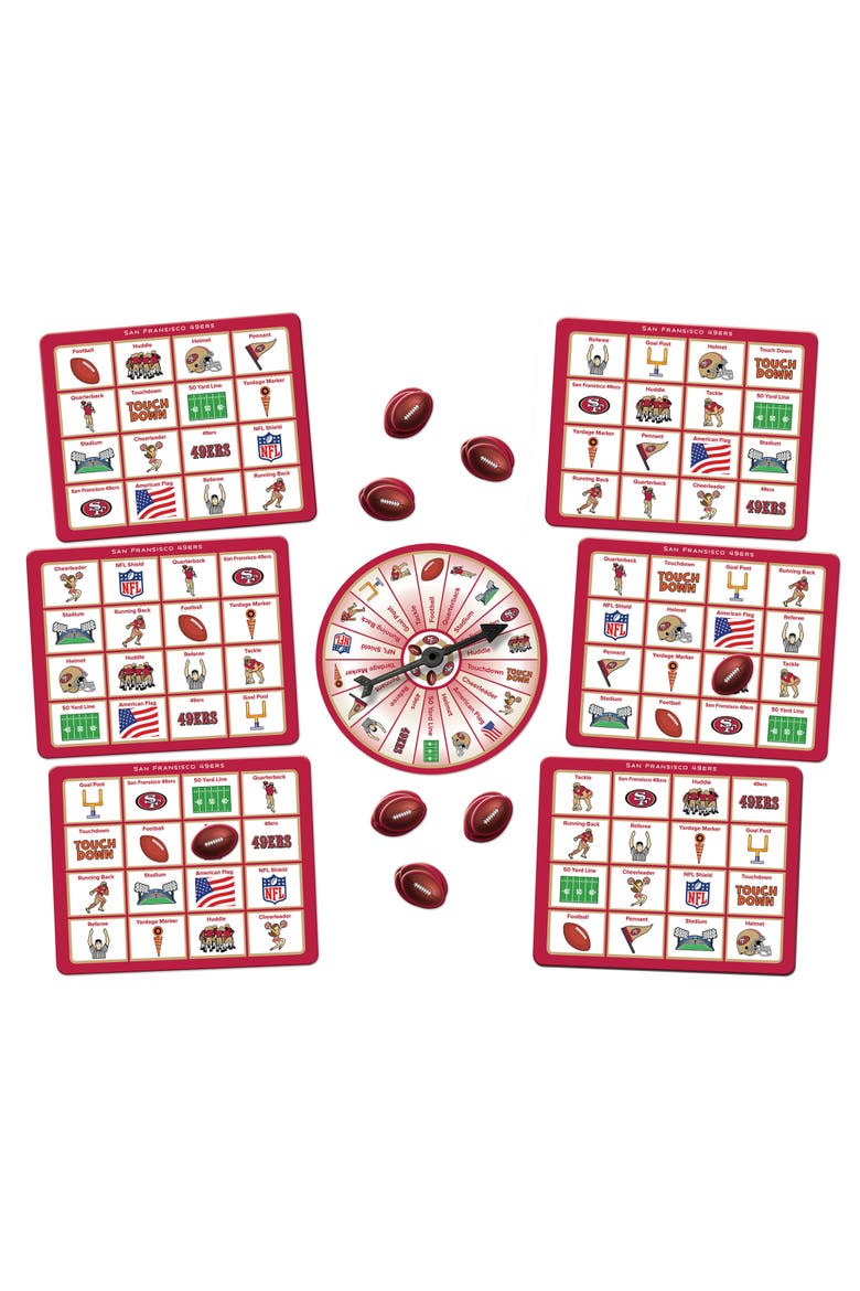 San Francisco 49ers NFL Bingo Game, Alternate, color, Multicolor