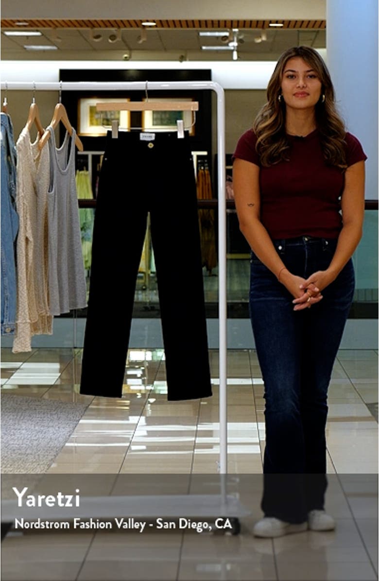 Le High Straight High Rise Jeans, sales video thumbnail