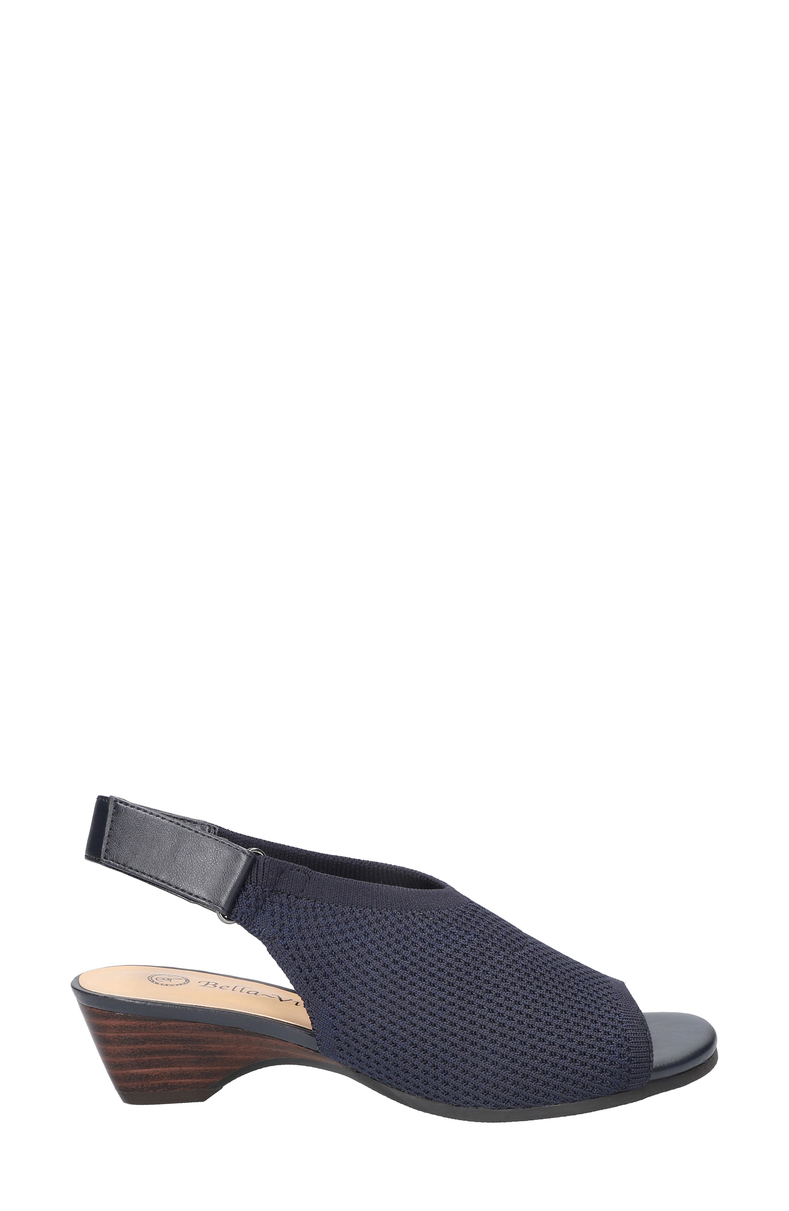 Marin Slingback Sandal, Alternate, color, NAVY KNIT