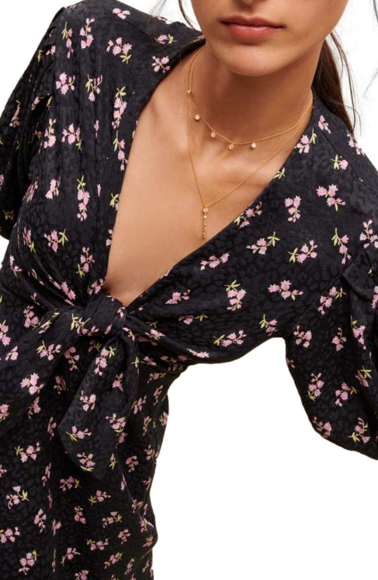 maje Ruisso Minidress, Alternate, color, Pink Lilly