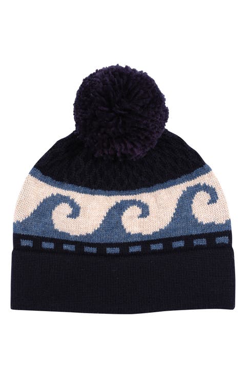 Wave Swell Pom Beanie