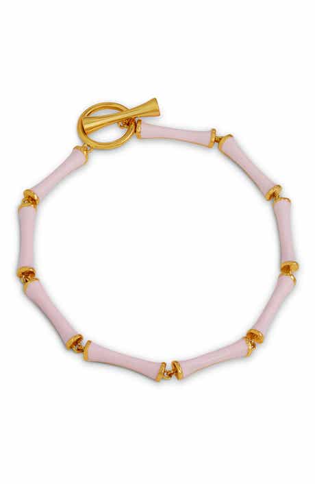 Modern Bamboo Link Bracelet