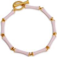 SAVVY CIE JEWELS Modern Bamboo Link Bracelet
