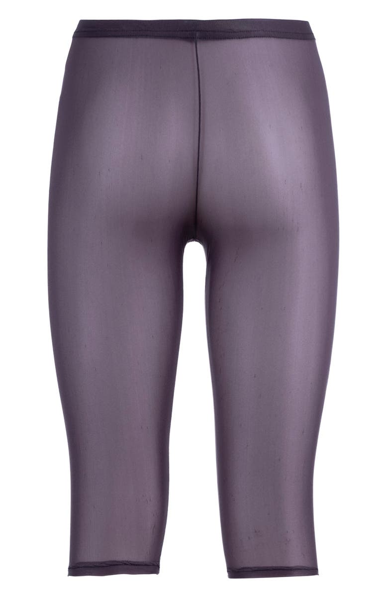 LECHERY<sup>®</sup> Lustrous Sheer Capri Tights, Alternate, color, Black