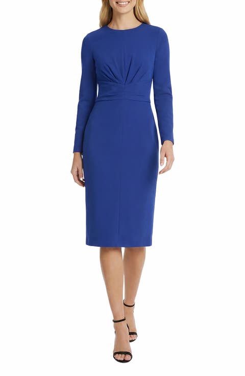Long Sleeve Sheath Dress