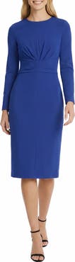 Maggy London Long Sleeve Sheath Dress